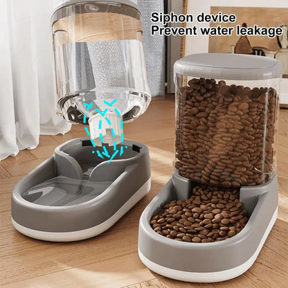 Self-refilling Pet Water Dispenser Pet Water Fountain Automatic Pet Water Food Dispenser with for Cats for Small for Kitten