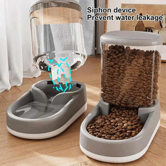 Self-refilling Pet Water Dispenser Pet Water Fountain Automatic Pet Water Food Dispenser with for Cats for Small for Kitten
