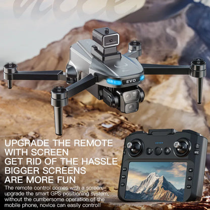 SG901MAX GPS Drone 8K Professional HD Dual Camera 5G WIFI With Screen 360°Obstacle Avoidance Brushless Foldable Quadcopter Drone