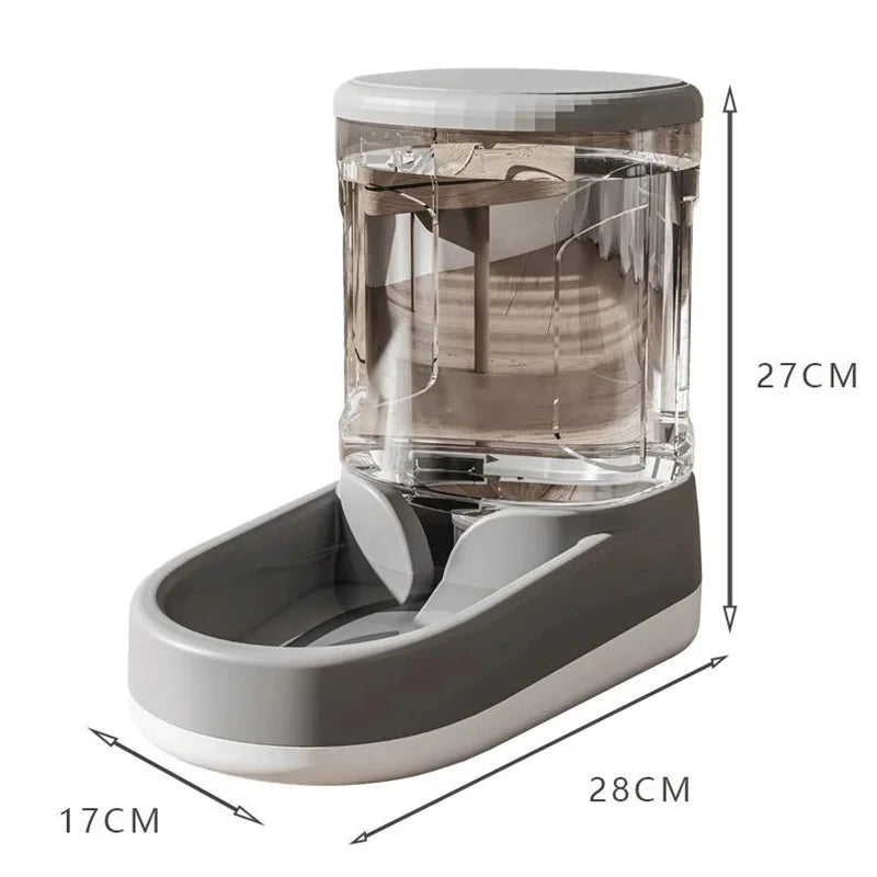 & Dog Cat Automatic Gravity Pet Feeder Large capacity Drinking Water Device Dog Cat Food Save effort Pet Drinking Accessory
