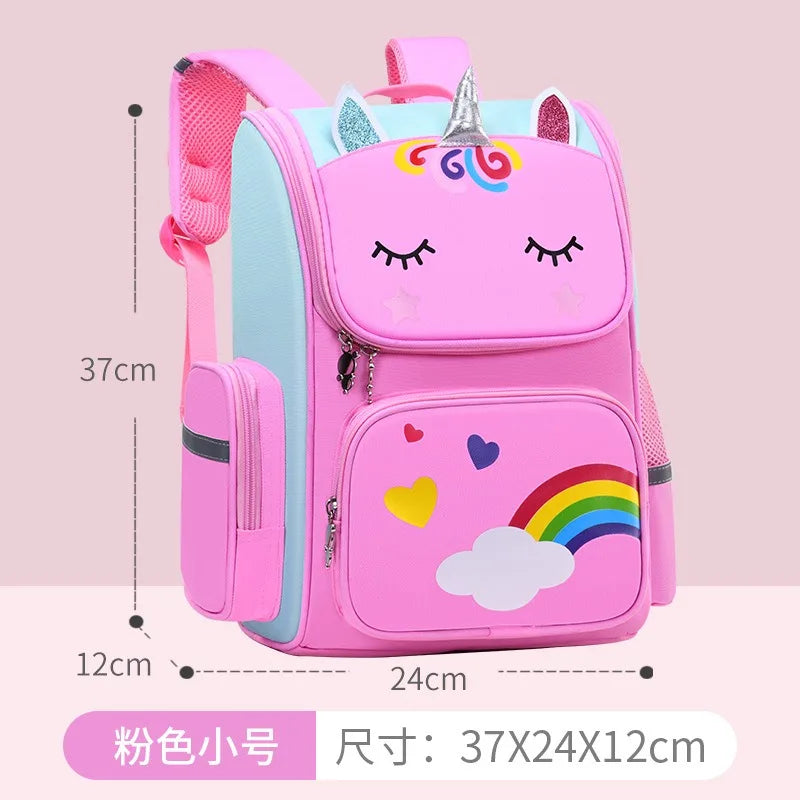 Kawaii Children's Space Backpack Primary and Secondary School Preschool Children Backpack for Girls Cute Waterproof Little Class