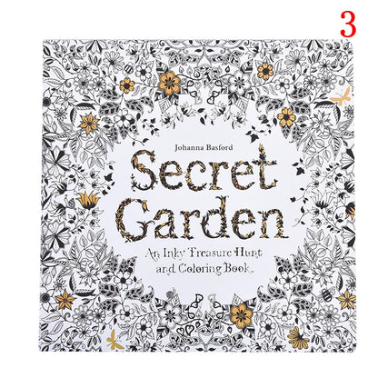 Coloring Book For Children Adult Relieve Stress Kill Time Painting Art Book Anti-Stress Magic Forest Fantasy Dream Wonderland