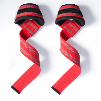 2 Pcs Gym Lifting Straps Fitness Gloves Anti-slip Hand Wraps Wrist Straps Support For Weight Lifting Powerlifting Training