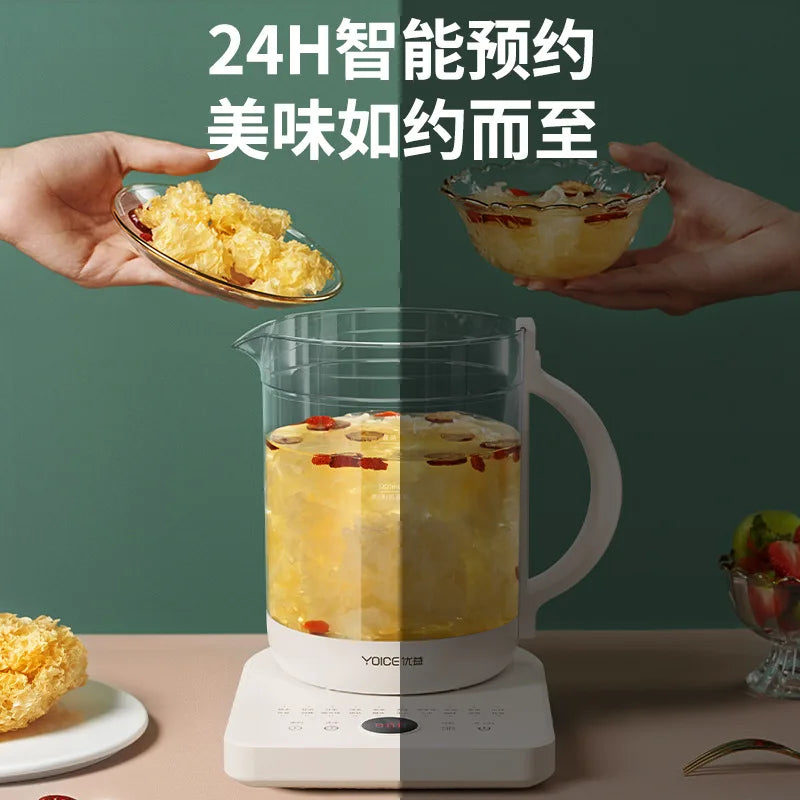 1L Multifunctional Herbal Tea Maker Electric Kettle Home Stewing Cooking Flower Medicine Boiling Pot Wholesale