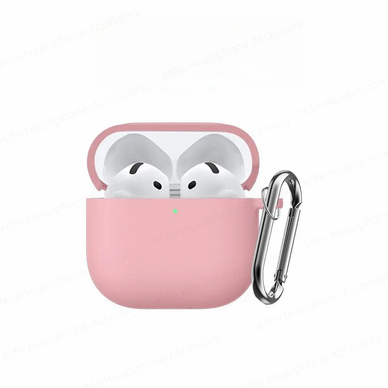 Cover for AirPods 4 Case 2024 3D Silicone Wireless Bluetooth Headphone Soft Protective Case for AirPods 4th Gen with Cleaner Kit