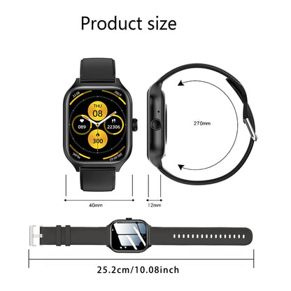 New Luxury Smartwatches Men Full Screen Bluetooth Call Valentine Gift Alarm Clock Custom Photo Health Tracking Watch Women 2025
