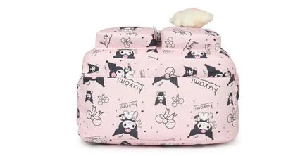 Kawaii Kuromi Backpack Junior High School Bag Student Schoolbag Anime Cartoon Shoulder Bag Girls Gift