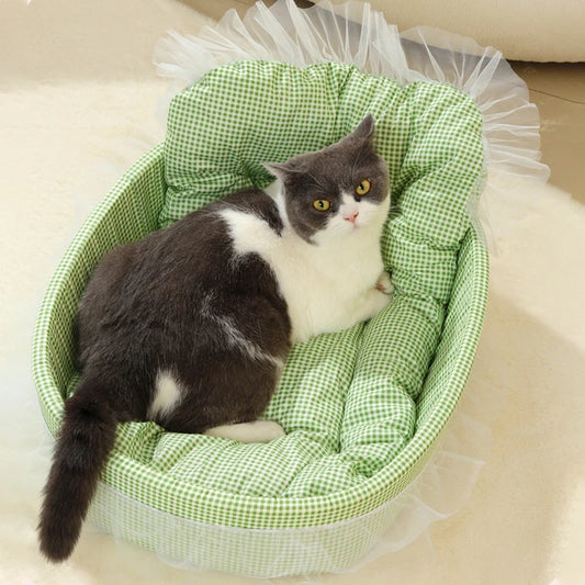 1PC Cute Princess Cat Litter All Seasons Universal Non Sticky Mat Pet Sofa Dog Bed Small And Medium Cats And Dogs Pet Supplies