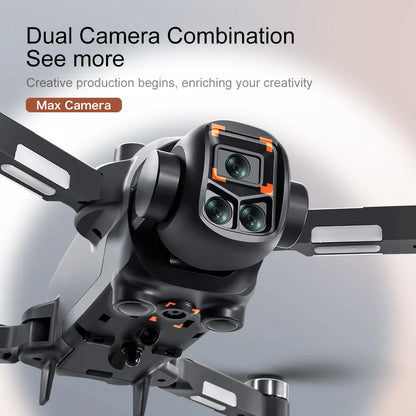 Drone 4K Profissional HD Dual-Camera Obstacle Avoidance 5G Wifi With Screen Remote Control Quadcopter Optical Flow Drone