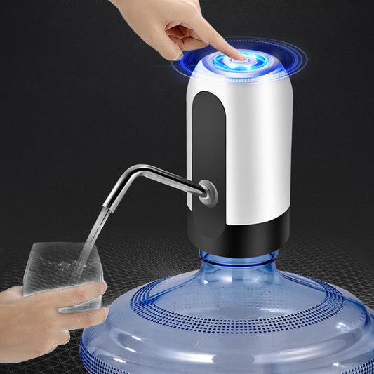1PC Bucket Water Pump, Electric Water Press, Wireless Intelligent One Click Water Dispenser, Charging Water Absorber