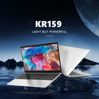 15.6" N5095 Laptop with Up to 32GB RAM  2TB Storage Windows 10/11 Pro Black Backlit English/Russian Keyboard, Portable Notebook