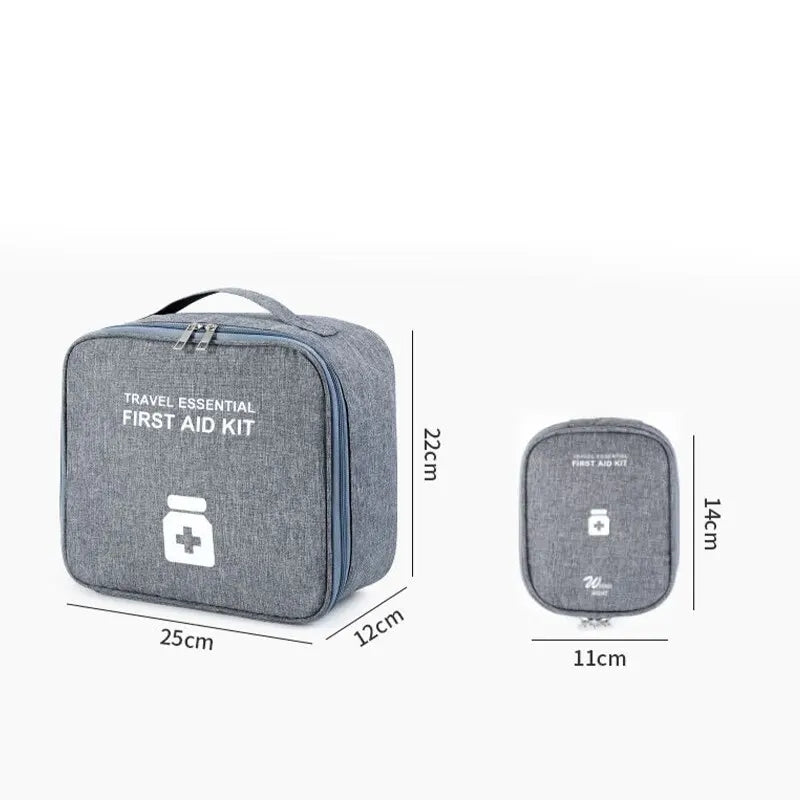 1PC Family First Aid Kit Portable Outdoor Travel Storage Bag Household Large Capacity Layered Medicine Storage Bag