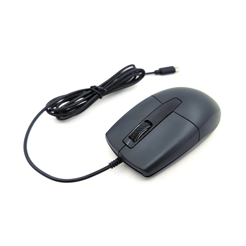 Wired Type-C Mouse Plug And Play System Compatible Light Weight Portable Low Noise Button Office Use Mause Business Office Mice