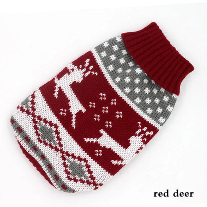 Christmas Cat Dog Sweater Pullover Winter Dog Clothes for Small Dogs Chihuahua Yorkies Puppy Jacket Pet Clothing ubranka dla psa