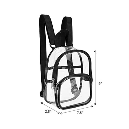 Transparent PVC Bag Outdoor Sports Fitness Knapsack Casual Travel Visible Backpack Large Capacity Waterproof Shoulders Bags