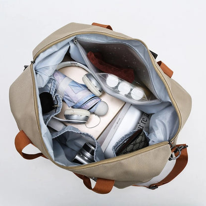 Gym Bag Travel Fitness Bag for Women Large Capacity Men's Sports Luggage bag Waterproof Female Messenger Bag Dry And Wet Handbag