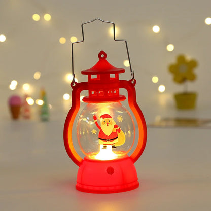 Christmas Ornaments LED Lantern Light Santa Claus Merry Christmas Decorations for Home 2023 Xmas Navidad Noel Gift New Year