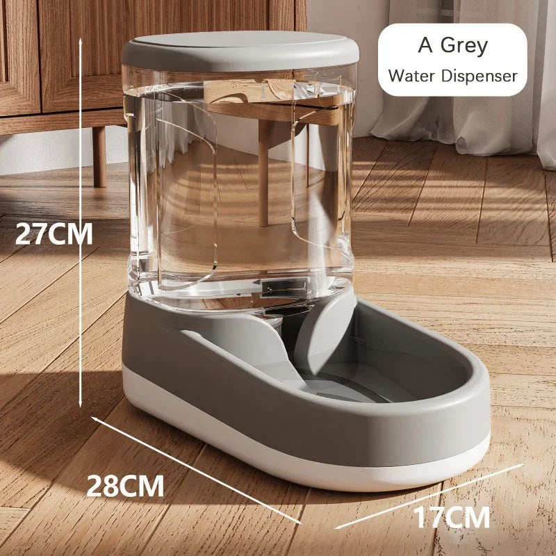 & Dog Cat Automatic Gravity Pet Feeder Large capacity Drinking Water Device Dog Cat Food Save effort Pet Drinking Accessory