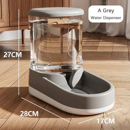 & Dog Cat Automatic Gravity Pet Feeder Large capacity Drinking Water Device Dog Cat Food Save effort Pet Drinking Accessory