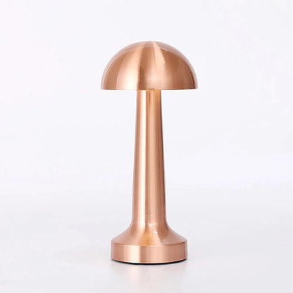LED Table Light 3 Color Modes Retro Coffee Table Lamp with Touch Control Mushroom & Dumbbell Styles Sensor Rechargeable Night