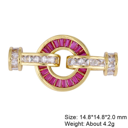 Juya 18K Real Gold Plated Accessories DIY Needlework Beads Pearls Jewelry Making Fastener Closures Lobster Lock Clasps Supplies