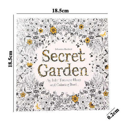 24 Pages Coloring Book for Children Adult Relieve Stress Kill Time DIY Painting Drawing Book Painting Kids Educational Toys