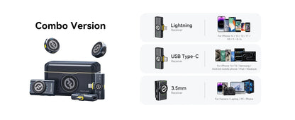 Hhollyland Lark M2 M2S Wireless Lavalier Microphone Noise Reduction for Photography Vlog RX TX for iPhone Android Camera