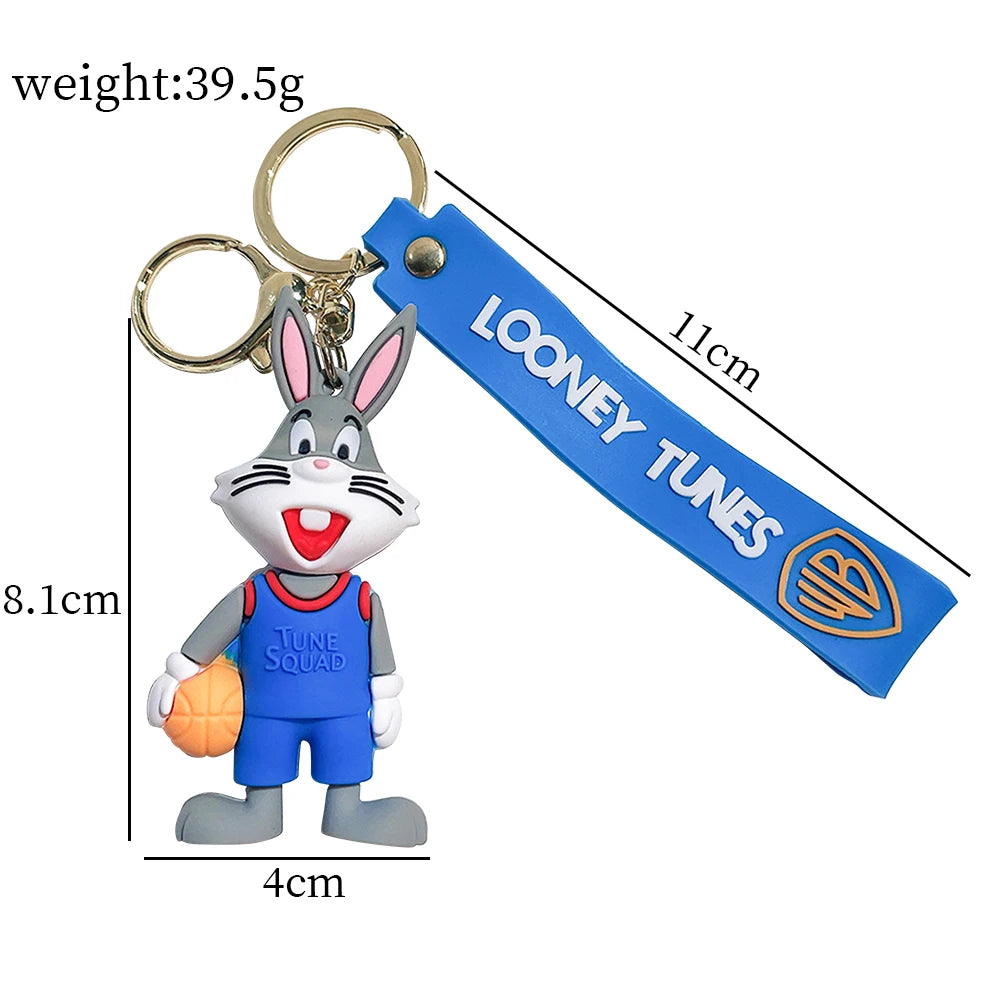 Animal Bunny Bunny Basketball Wholesale Pendant Anime Keychain Cartoon Pendant Jewelry Keychain Doll Couple Doll