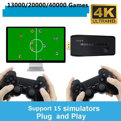 M8 4K Video Game Console Built-in 20000 Games Wireless Controller Gamepad Retro Handheld Game Player For PS1 Dropshipping