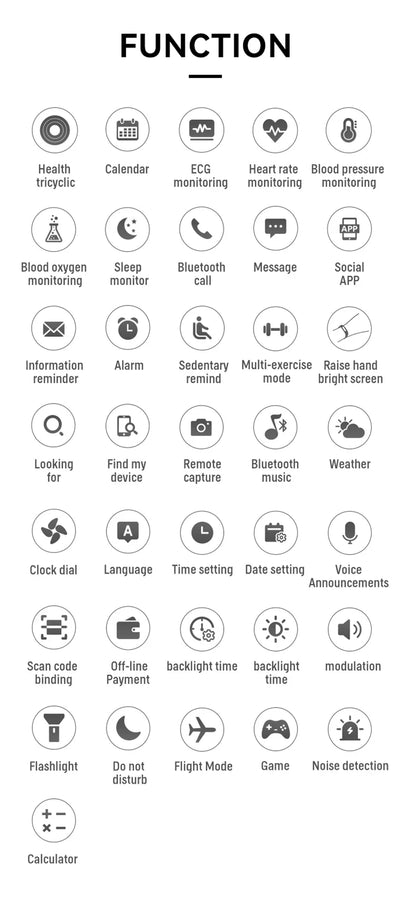 KESHUYOU New Smart Watch 6 Bluetooth Call Sports Health Monitoring Men Women Smart Watch Gift For Android IOS