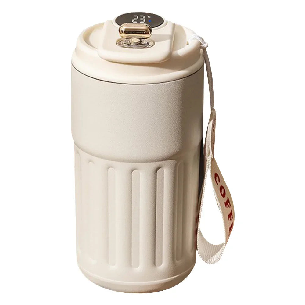 Premium products Intelligent thermos coffee LED temperature display coffee cup 316 stainless steel tumbler portable thermos