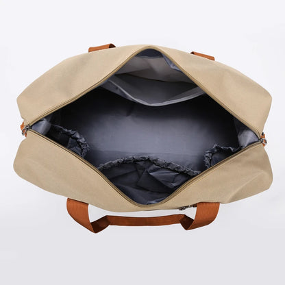 Casual outdoor travel handbag,women's fitness yoga bag,weekend overnight bag, large capacity dry and wet separation travel bag.
