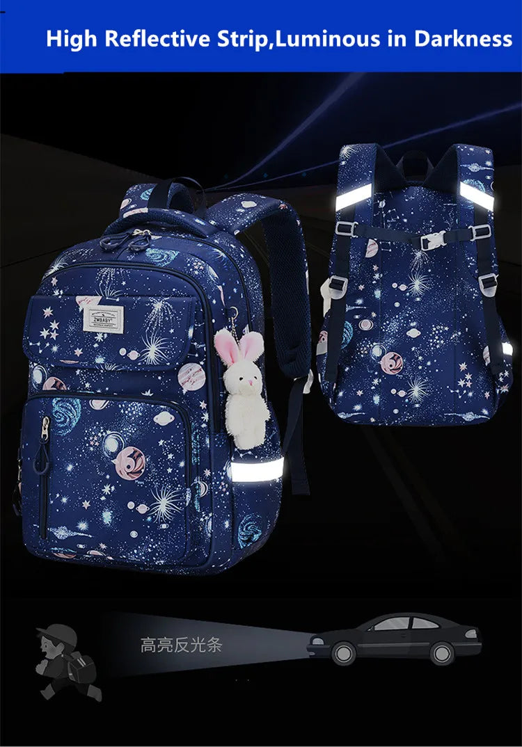 Kawaii School Backpack for Girls Elementary School bag for students Children Gift Pink Purple Bookbag primary girls schoolbag