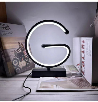 Slaapkamer Ringlamp Woonkamer Driekleurig Dimbare Bedlampje Led Nachtlampje Ambient Light Desk Nightstand Table Accessories