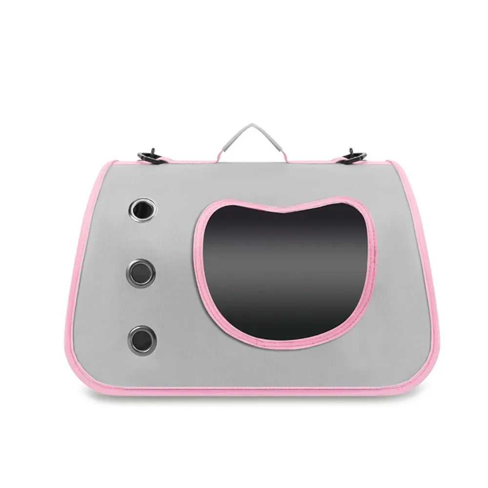 Portable Pet Cat Bag Carrier Foldable Cat Bag Breathable Shoulder Bag For Small Dogs Cats Pet Cat Dog Outing Bag Carrying Bag