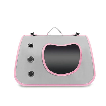 Portable Pet Cat Bag Carrier Foldable Cat Bag Breathable Shoulder Bag For Small Dogs Cats Pet Cat Dog Outing Bag Carrying Bag