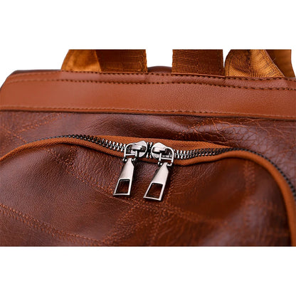 Women's fashionable backpack, shoulder bag, travel multifunctional bag, handbag, handbag, suitable for different scenarios
