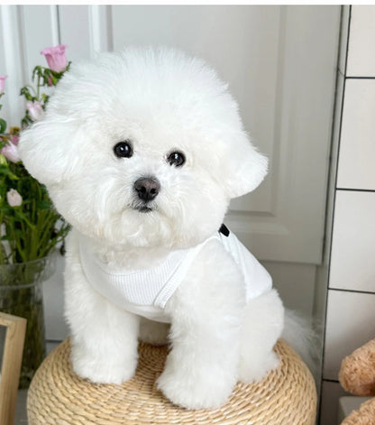 Dog Clothes for Small Dogs Thin Cute Dog Vest Puppy Clothes Breathable Chihuahua  Clothes Cat Vest Pet Supplies