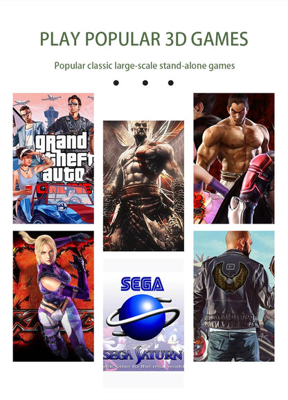 G11 Pro Game Box Video Game Console 256G Built-in 60000+ Retro Games 2.4G Wireless Gamepad 4K HD TV Box Game Console for PS1/GBA