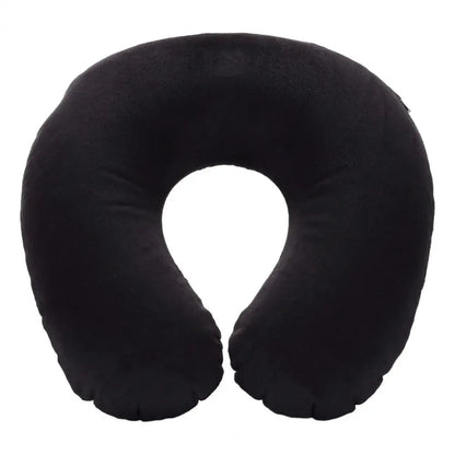 U-shaped Neck Pillow Inflatable Fatigue Relief Travel Pillow Flight Headrest Sleep U-shaped Cushion for Plane