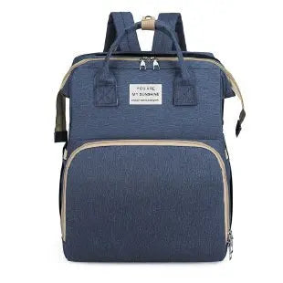 Mommy Bag Lightweight Portable Folding Crib Bed Large-capacity Travel Maternity Bags Baby Backpack Female Mommy Outting Bag