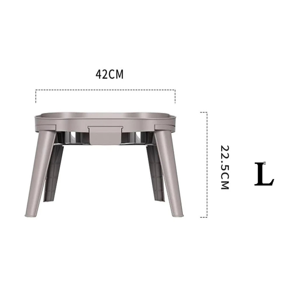 Pet food bowl with stand raised feeder dog bowl spill proof dog water bowl suitable for small, medium and large dogs and pets