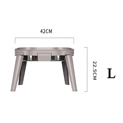 Pet food bowl with stand raised feeder dog bowl spill proof dog water bowl suitable for small, medium and large dogs and pets