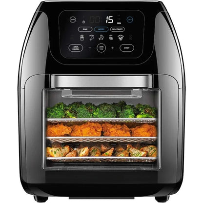 Tool Digital Air Fryer+ Rotisserie, Dehydrator, Convection Oven, 17 Touch Screen Presets Fry, Dehydrate, Guaranteed Authentic.