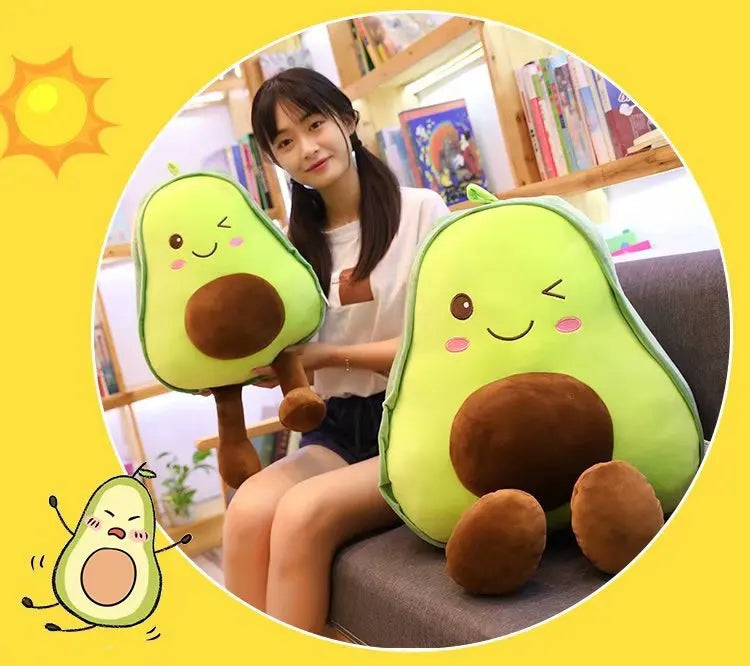 Plush Avocado Exquisite Soft Water Round Cute Doll Pillow/Cushion Plush Toy Birthday And Christmas Gift For Friends And Family
