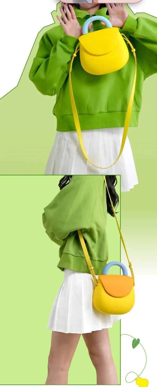 Women's Spacious Storage Waterproof Crossbody Shoulder Bag Lady Scratch-Resistant Lightweight 4 Trendy Colors EVA Sport Satchel