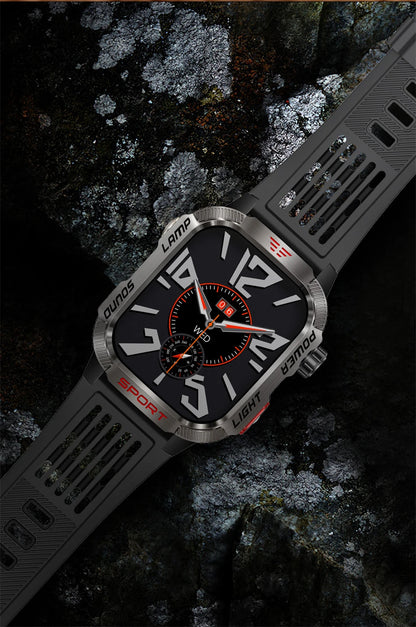 New Military GPS Smart Watch Men Flashlight Compass Waterproof 600mAh Battery Outdoor Sport Tracker Bluetooth Call Smartwatch