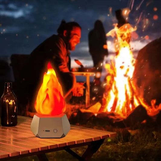 Waterproof Design LED Simulation Flame Light Flame Simulation USB Outdoor Waterproof Lamp Decorative Light LED