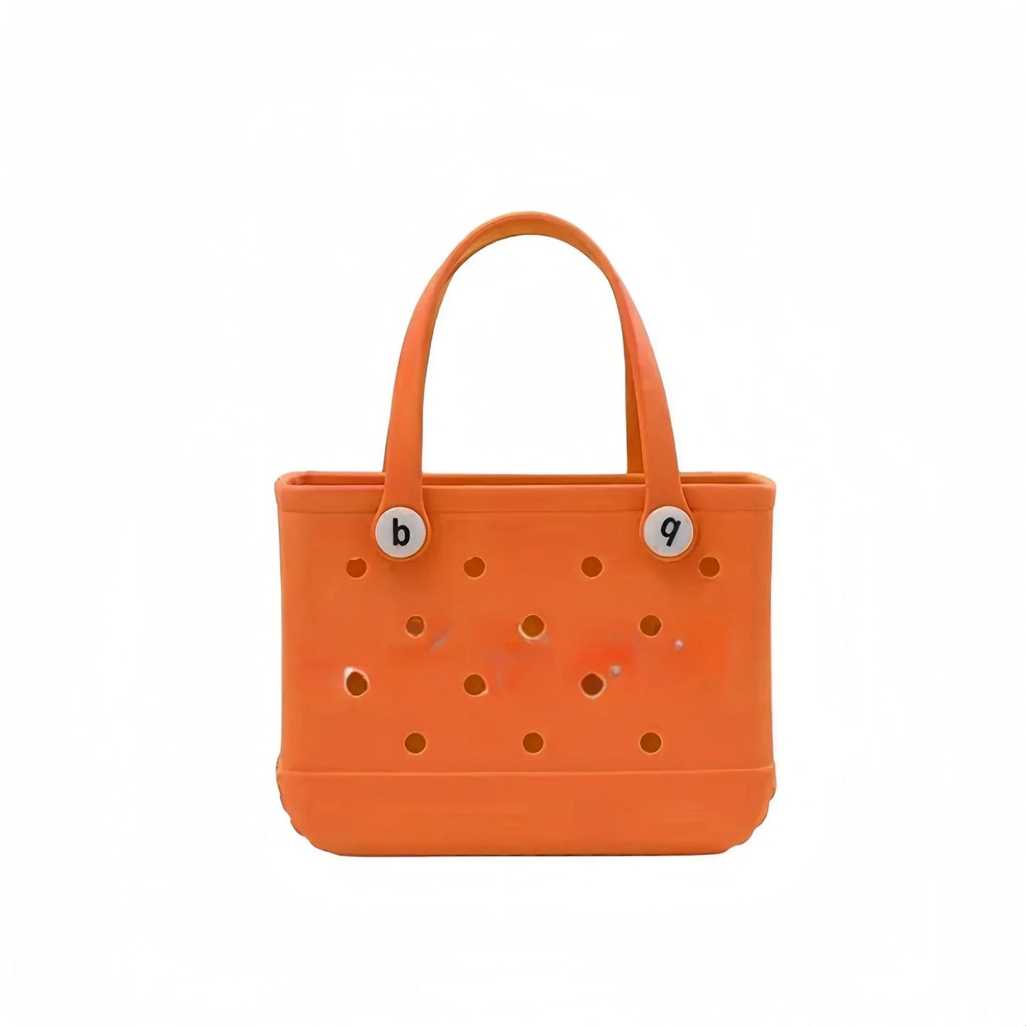Waterproof Summer Storage Basket Mini Kid Beach Bogg Bag Women Shopping Bag Picnic Rubber Jelly Tote Bogg Bag Kid Purses