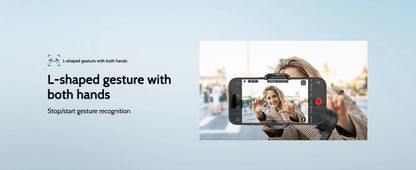 AOCHUAN Smart XPro Smartphone 3 Axis Gimbal Stabilizer For iPhone and Android Smartphone Shooting Video With fill light effect